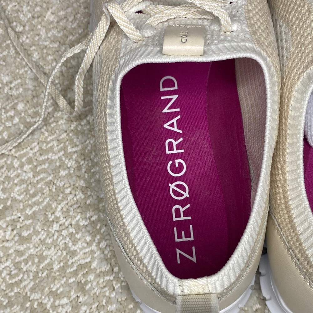 Cole Haan Women's Cream and White Sneakers Size 7B - Picture 14 of 14